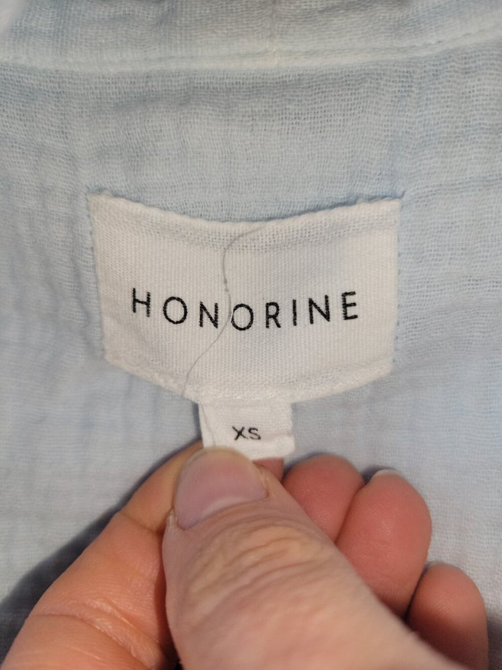 Honorine Light Baby Blue Tiered Neck Straps Maxi Dress Women's Size XS (Fits M!) - Picture 11 of 12